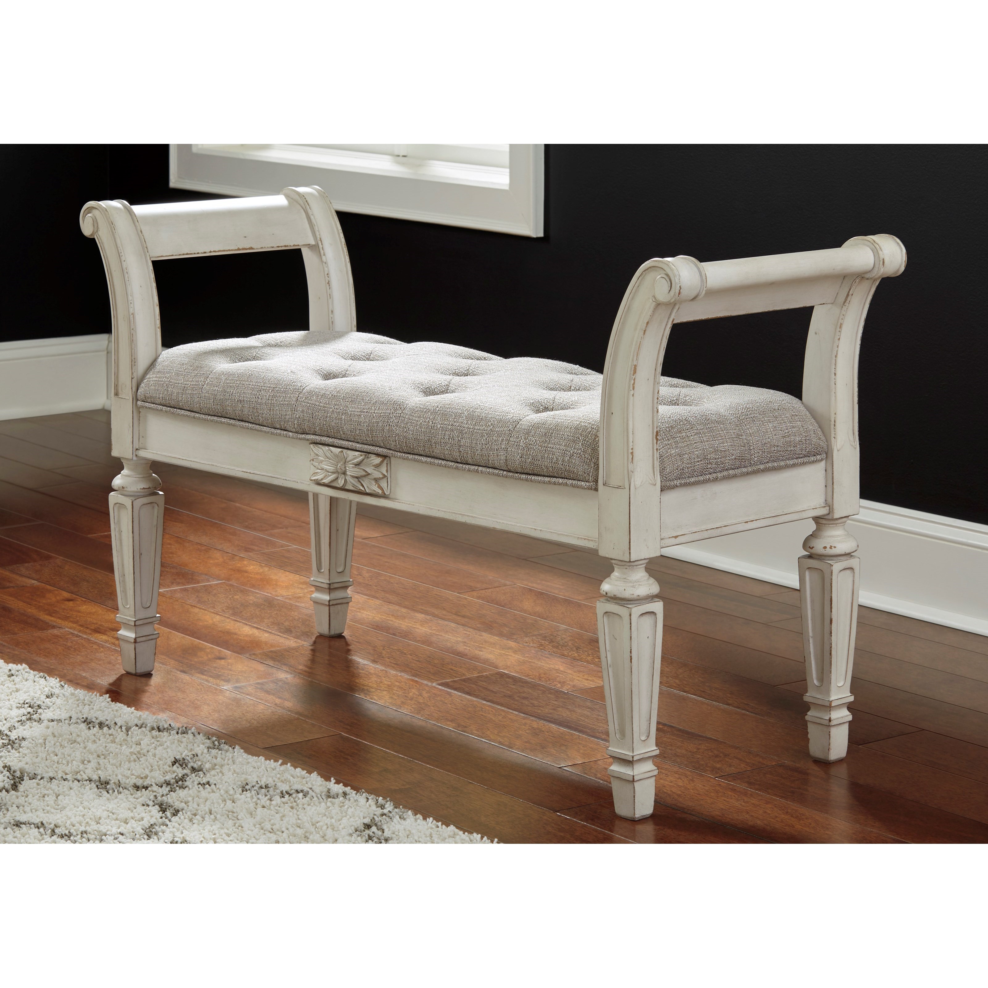 Signature design by ashley accent bench deals